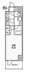 アーバンパーク浅草 1Kの間取図画像