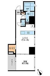 プロスペクトKALON三ノ輪 1LDKの間取図画像