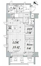MAKES浅草イースト 1SLDKの間取図画像