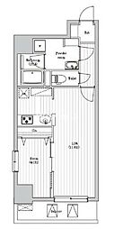 アーバンパーク日暮里 1LDKの間取図画像