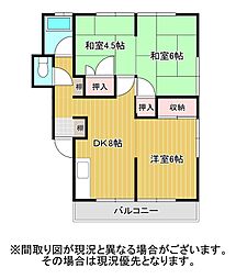 間取図画像 3DK