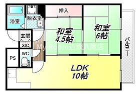 プレアール南亀井II 302 ｜ 大阪府八尾市南亀井町2丁目3-40（賃貸マンション2LDK・3階・51.03㎡） その2