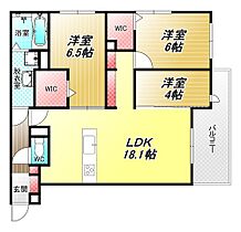 大阪府八尾市恩智北町3丁目（賃貸アパート3LDK・3階・76.81㎡） その1