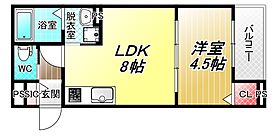 CRASTINE大蓮北4丁目C  ｜ 大阪府東大阪市大蓮北4丁目4-41（賃貸アパート1LDK・3階・30.84㎡） その2