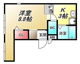 つばきビルV  ｜ 大阪府八尾市山本町南1丁目（賃貸マンション1K・3階・31.00㎡） その2