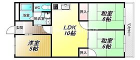 大阪府八尾市美園町1丁目（賃貸マンション3LDK・3階・62.15㎡） その2