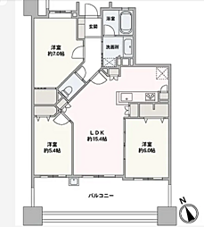 間取図画像 3LDK