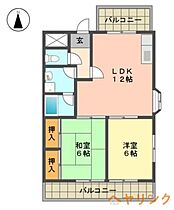 愛知県長久手市砂子1301（賃貸マンション2LDK・3階・53.55㎡） その2