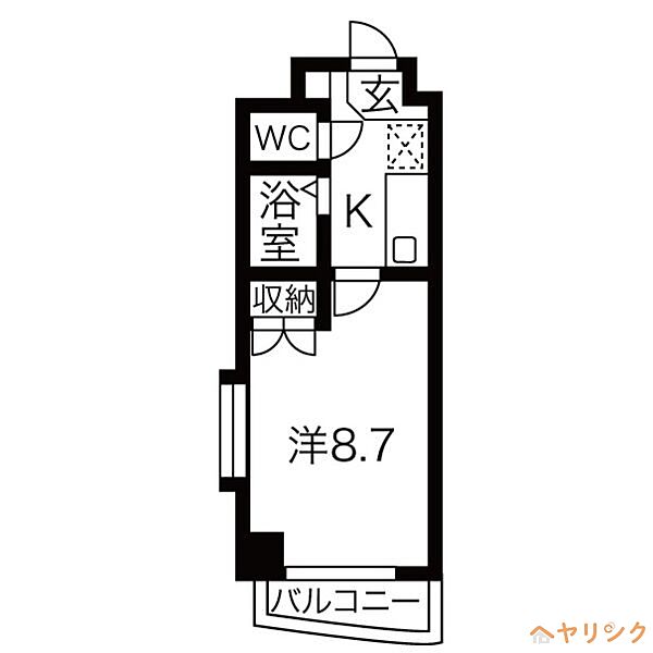 シティライフ本郷北 ｜愛知県名古屋市名東区藤森2丁目(賃貸マンション1K・4階・24.00㎡)の写真 その2