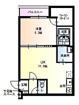 大阪府大阪市住吉区清水丘3丁目（賃貸アパート1LDK・3階・42.58㎡） その2