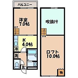 間取図画像 1K