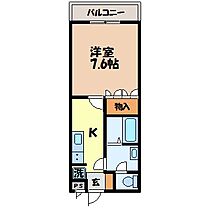 ベルローズ（西栄田町） 203 ｜ 長崎県諫早市西栄田町1198-3（賃貸アパート1K・2階・26.25㎡） その2