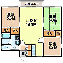 フロンティアくれも 2F ｜ 長崎県諫早市栗面町737-7（賃貸アパート3LDK・2階・66.50㎡） その2