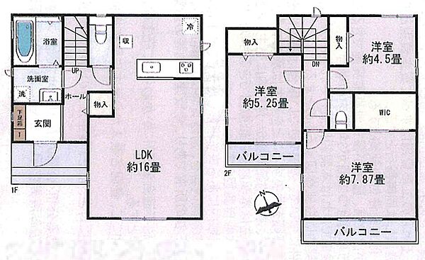 間取りを拡大表示