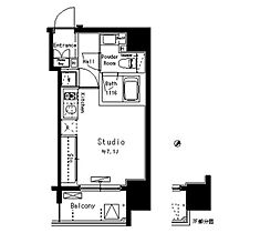 パークアクシス八丁堀  ｜ 東京都中央区新川2丁目12-6（賃貸マンション1R・12階・25.87㎡） その2