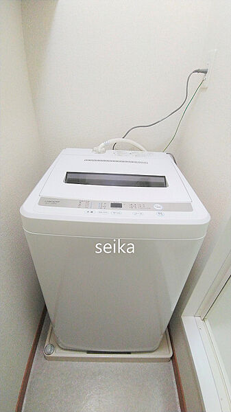 画像12:全自動洗濯機付き