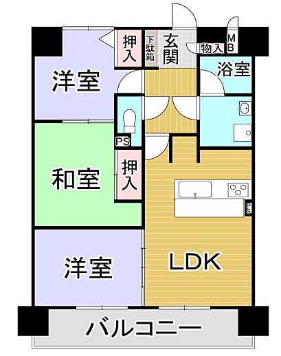 間取りを拡大表示