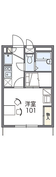 レオパレス杭瀬北新町I ｜兵庫県尼崎市杭瀬北新町1丁目(賃貸アパート1K・2階・19.14㎡)の写真 その2