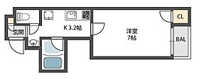 大阪府大阪市浪速区日本橋4丁目（賃貸マンション1K・7階・25.00㎡） その2