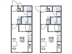 雪月花  ｜ 滋賀県大津市雄琴北1丁目（賃貸アパート1K・2階・23.18㎡） その2