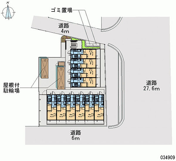 レオパレス西ノ京円町 ｜京都府京都市中京区西ノ京南円町(賃貸マンション1K・1階・19.87㎡)の写真 その4