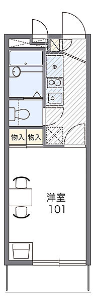 レオパレスＮ ｜大阪府大阪市平野区西脇2丁目(賃貸マンション1K・3階・19.11㎡)の写真 その2