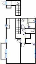 ロワジール 1LDKの間取図画像