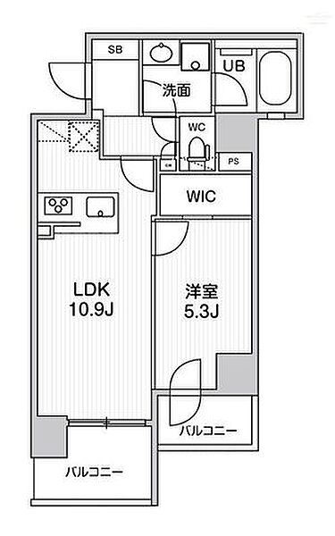 シーズンフラッツ両国EAST ｜東京都墨田区緑２丁目(賃貸マンション1LDK・6階・40.28㎡)の写真 その2