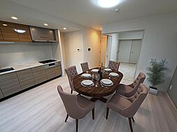 ジェノヴィア三ノ輪IIIスカイガーデン 1301 13階1LDKのリビング/ダイニング