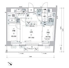 物件の間取り