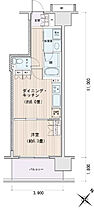 エスティメゾン豊洲レジデンスC棟  ｜ 東京都江東区豊洲3丁目（賃貸マンション1LDK・10階・38.62㎡） その2