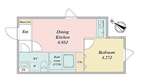 LiveFlat森下II(ライブフラット森下II)  ｜ 東京都江東区新大橋1丁目11-7（賃貸マンション1DK・2階・27.18㎡） その2