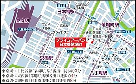 プライムアーバン日本橋茅場町  ｜ 東京都中央区日本橋茅場町3丁目4-1（賃貸マンション1K・7階・22.68㎡） その19