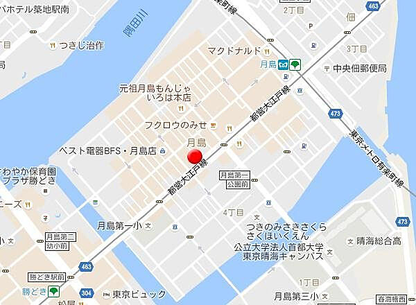 レジディア月島III ｜東京都中央区月島3丁目(賃貸マンション1K・8階・21.00㎡)の写真 その18