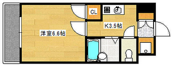 広島県広島市安佐南区中須１丁目(賃貸マンション1K・12階・21.37㎡)の写真 その2