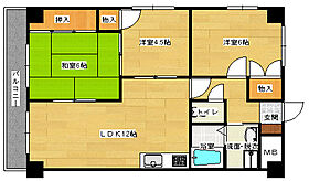 広島県広島市東区中山上２丁目（賃貸マンション3LDK・3階・62.37㎡） その2