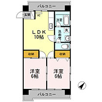 広島県広島市安芸区中野５丁目（賃貸マンション2LDK・2階・50.05㎡） その2