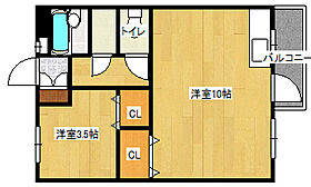 広島県広島市西区古江新町（賃貸マンション1LDK・3階・36.80㎡） その2