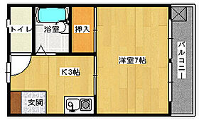 広島県広島市南区青崎２丁目（賃貸マンション1K・2階・24.65㎡） その2