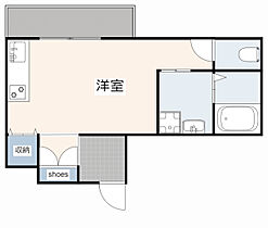 広島県安芸郡府中町青崎南（賃貸アパート1R・3階・26.00㎡） その2