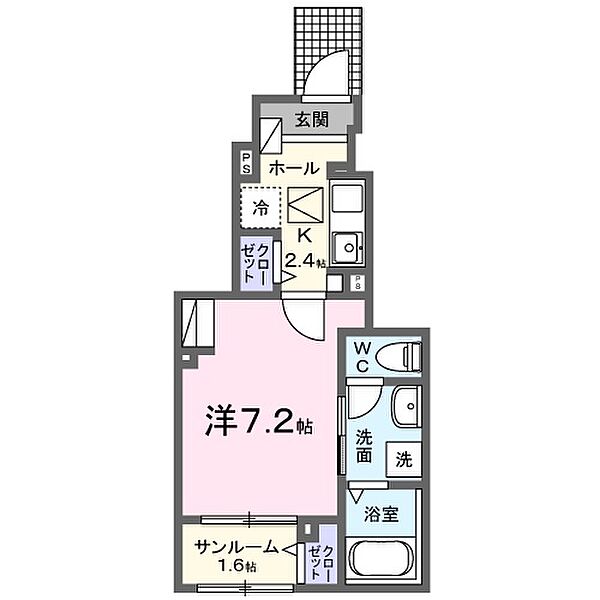 広島県広島市安佐南区八木１丁目(賃貸アパート1K・1階・29.72㎡)の写真 その2