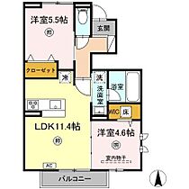 広島県広島市安佐南区安東６丁目（賃貸アパート2LDK・1階・51.07㎡） その2