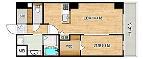 広島県広島市中区橋本町（賃貸マンション1LDK・7階・51.16㎡） その2