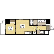 広島県広島市中区幟町（賃貸マンション1LDK・4階・29.57㎡） その2