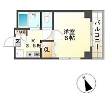 広島県広島市中区大手町５丁目（賃貸マンション1K・4階・22.23㎡） その2