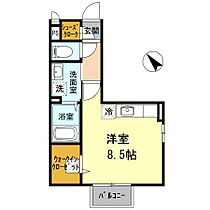 広島県広島市安芸区船越５丁目（賃貸アパート1R・1階・27.01㎡） その2