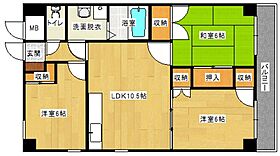 広島県広島市西区己斐上３丁目（賃貸マンション3LDK・5階・63.00㎡） その2