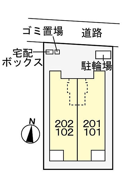 広島県広島市南区西翠町(賃貸アパート1R・1階・32.68㎡)の写真 その8