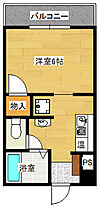 広島県広島市中区河原町（賃貸マンション1R・2階・22.68㎡） その2