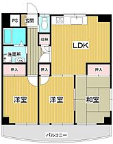 広島県広島市安佐南区東原３丁目（賃貸マンション3LDK・8階・68.04㎡） その2